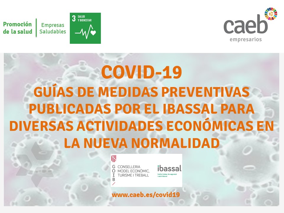 CAEB | Guías medidas preventivas frente a COVID-19